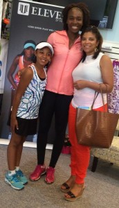 Loryn and Tonisha Smith with Venus Williams